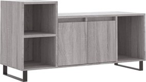 vidaXL Comodă TV, gri sonoma, 100x35x55 cm, lemn prelucrat