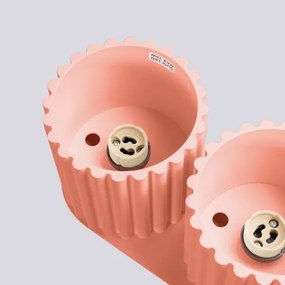 Sollux SL.1825 - Lampă spot AURA 2xGU10/10W/230V roz