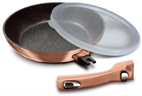 Set tigai marmorate, manere detasabile Rose Gold Berlinger Haus BH 7038