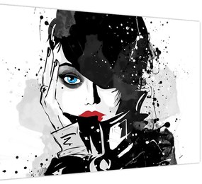 Tablou - Femeia misterioasă (90x60 cm)