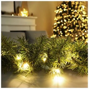 Solight 1V298 - Ghirlandă LED de Crăciun pentru exterior, 80xLED/3xAA 500 cm IP44