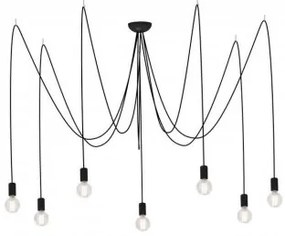 Suspensie vintage 7 becuri E27 SPIDER 6785 NOWODVORSKI