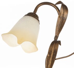 Plafonieră LUCREZIA 3xE14/6W/230V bronz ONLI