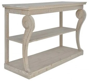 Consola natur din lemn de pin, aspect vintage, Paris