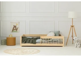 Pat pentru copii în culoare naturală din lemn de pin 80x160 cm Mila CPW – Adeko