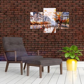 Tablou - Viața în oraș (90x60 cm)