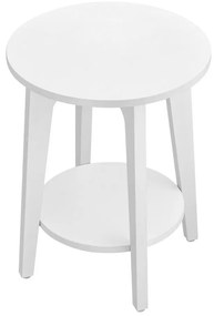 Masă laterală KAEL albă