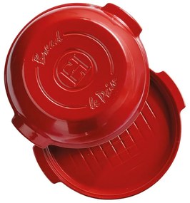 Formă rotundă din ceramică pentru pâine Emile Henry, ⌀ 29,5 cm, roșu