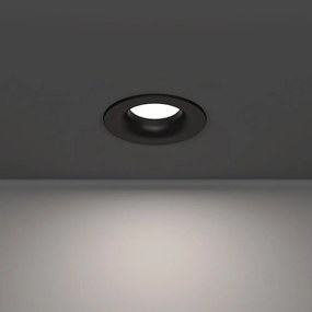 Eglo 902273 - Plafonieră LED pentru baie SALABATE, 4,9 W, 230 V, Ø 8,8 cm, IP65, negru