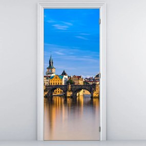 Fototapet pentru ușă - Podul Karol (95x205cm)