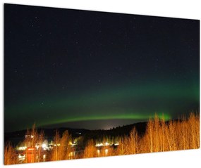 Tablou cu aurora borealis (90x60 cm)