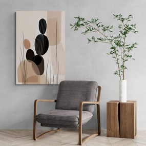 Tablou forme abstracte botanice de cactus