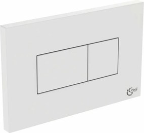 Clapeta de actionare dubla comanda Ideal Standard Solea P2 alb actionare pneumatica