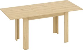 HOMCOM Masa extensibilă, 140-180 cm, finisaj lemn natural, pentru 6-8 persoane | Aosom Romania