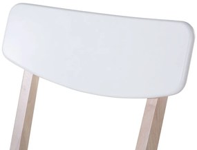 Set 2 buc. scaune sufragerie Salmos (alb). 1035610