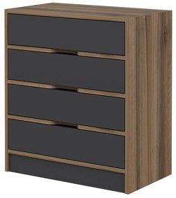 Comodă Erich (Nuc + antracit) . 1102095