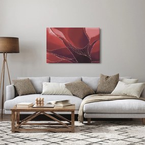 Tablou - Floare abstractă roșie N⁰2 (90x60 cm)