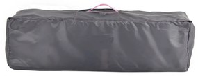 Patut pliant transformabil in tarc copii NOVOKIDS™ Sleepy NEST, 60X120 cm, 2 Niveluri, Masa infasat, Jucarie Carusel cu jucarii din plus, Fermoar