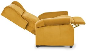 Fotoliu reglabil RELAXA, galben