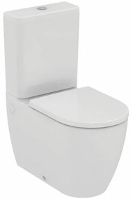 Set vas WC Ideal Standard Ellisse rimless BTW cu capac softclose alb si rezervor