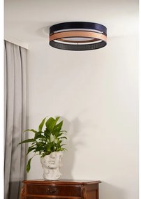 Duolla-Plafonieră LED ROLLER DUO SHINY LED/24W/230V d. 45 cm albastru/cupru