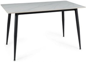 Masa Rion alb/negru L130xl70 cm