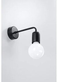 Aplică perete DUOMO 1xE27/60W/230V negru