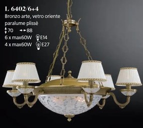 Candelabru din alama 6 brate design italian 10L 6402