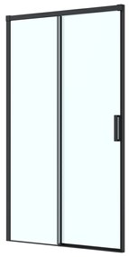 Oltens Breda uși de duș 120 cm culisantă negru mat/sticlă transparentă 21212300