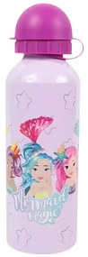 Sticla metalica pentru copii MERMAID MAGIC 500 ml mov