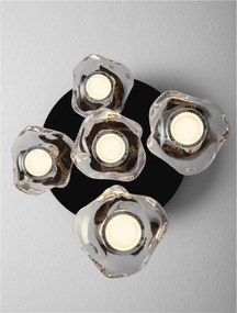 Lustra cu 5 pendule LED design modern IFOS