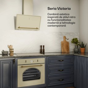 Klarstein Plită cu inducție Victoria, 60 cm, 4 plite, glisantă, funcție Boost