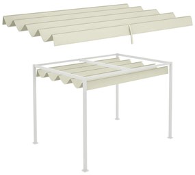 Outsunny Acoperiș de schimb pentru pergolă, material de înlocuire, protecție solară Anti-UV 30+ pentru pergolă de 3 x 2 m | Aosom Romania