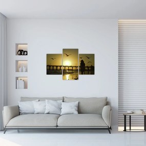 Tablou - Plimbare pe plajă (90x60 cm)