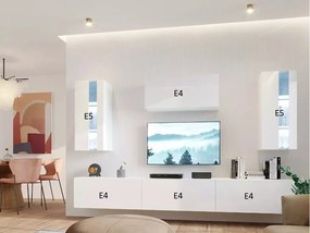 Mobilier living Berny 66 (alb + Alb lucios). 1087194