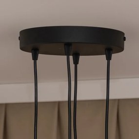 Lustră suspendată pe cablu GAMBIT, 4xGU10/10W/230V, negru