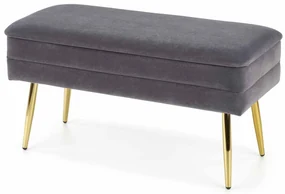 Taburete Velen (Gri + Auriu). Promo -7%. 1048981