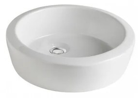 Lavoar pe blat Gala Eos rotund alb lucios 40 cm