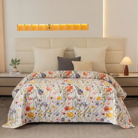 Cuvertura de pat WILDFLOWERS, colorata Dimensiune: 220 x 240 cm