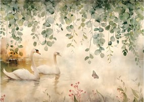 Tablou pe sticlă - Lac, acvariu (70x50 cm)