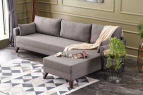 Canapea extensibilă Bellina 1 (maro) (D). 1063015