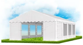 Cort de petrecere 5x8x2m Comfort PE 240g cu plasă împotriva insectelor Summer