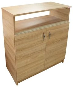 Comoda Soft 2 usi, sonoma, 75 x 87 x 39 cm