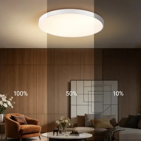 Immax NEO 07315L-LED Plafonieră reglabilă SEMPLICI 96W/230V diam. 80 cm Wi-Fi Tuya albă + telecomandă
