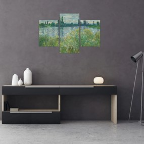Tablou - Claude Monet, Banks of the Seine, reproducere (90x60 cm)