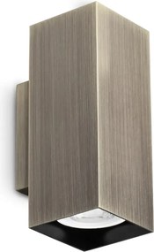 Aplica de perete LOOK AP2 SQUARE D60 H150 BRUNITO