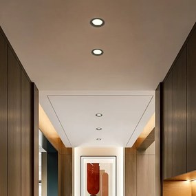 Immax NEO 07296L - Spot LED încastrat, reglabil, downlight, 12W, 230V, Wi-Fi, Ø 12 cm, negru