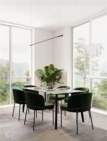 Lustra liniara LED CCT BRILLIA negru