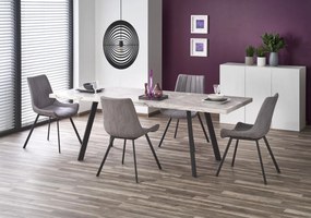 Masa extensibila MDF + metal Dallas - L 160-220 x l 90 x h 76 cm