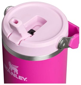 Termos roz din oțel inoxidabil 890 ml The IceFlow™ Flip Straw 2.0 Cherry Blossom – Stanley